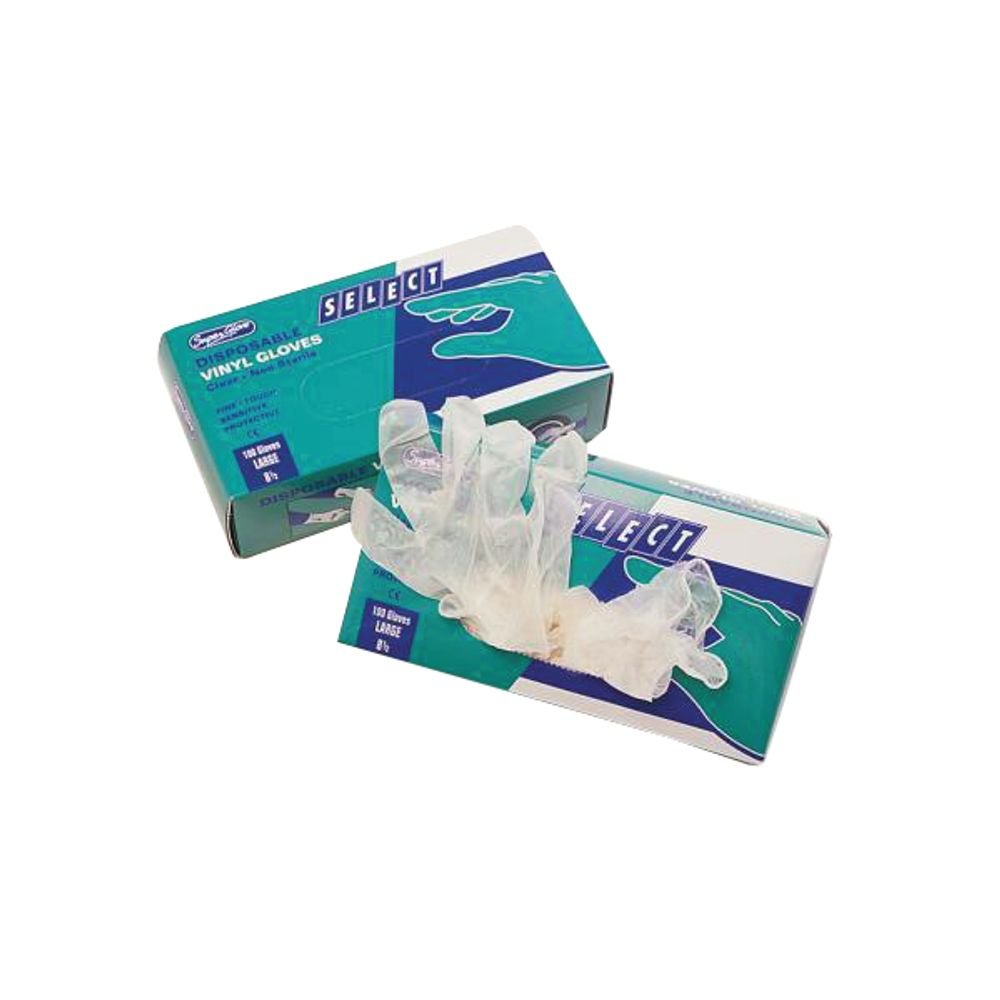 Box Of Disposable Gloves (100) Large Warrior
