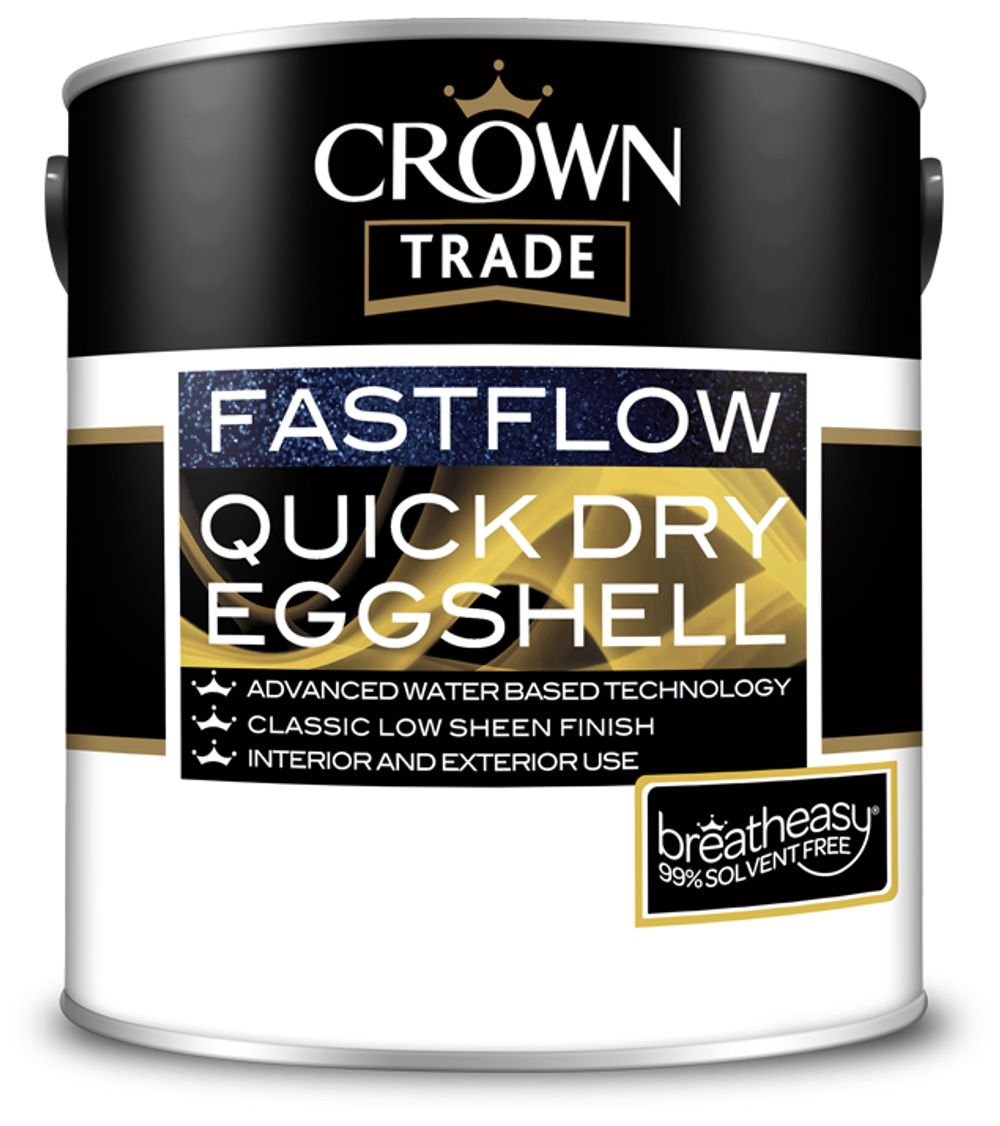 Crown Fastflow 2.5L Quick Dry Eggshell White