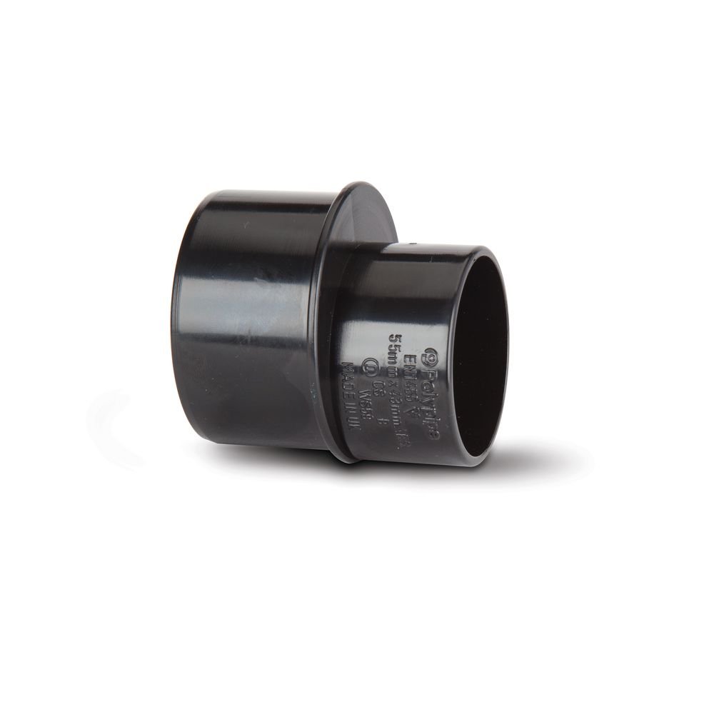 Polypipe WS202B Black Reducer 50mm X 32mm Weld