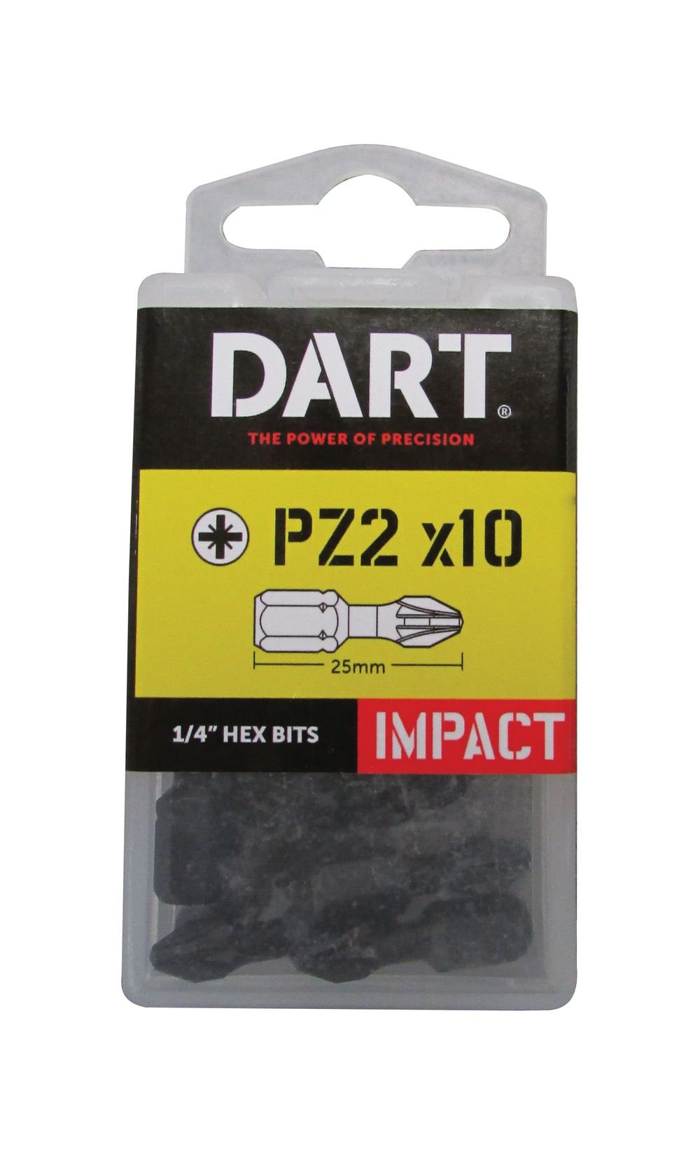 Dart PZ2 -10 1/4" X 25mm Pozi PK10