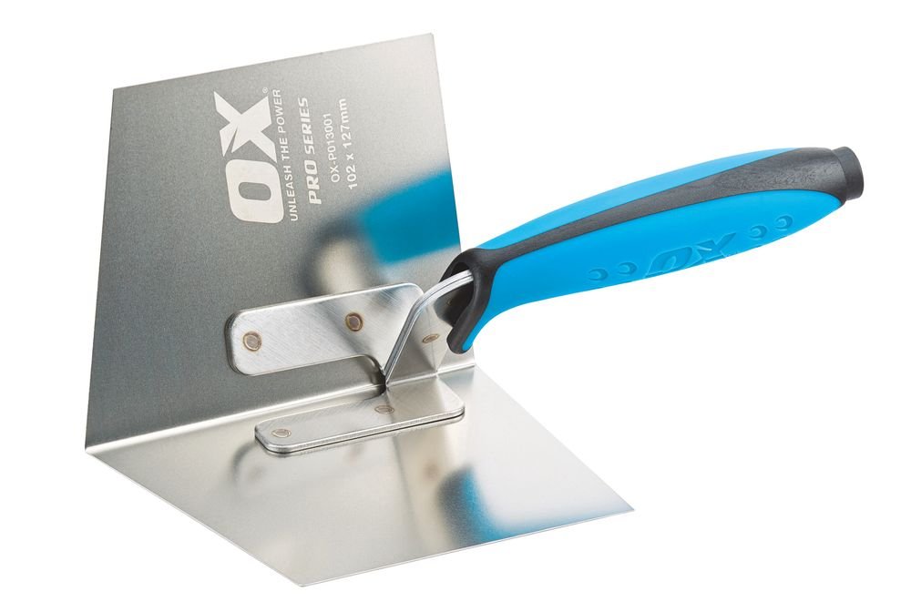 Ox Pro Dry Wall Int Corner Trowel 102mm X 127mm